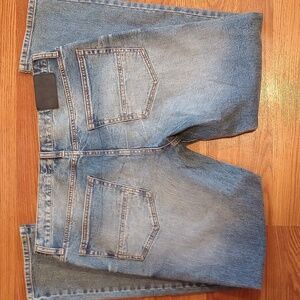 RF Brand Jeans Men's Size 32x30 Light Wash Faded Slim Fit Denim